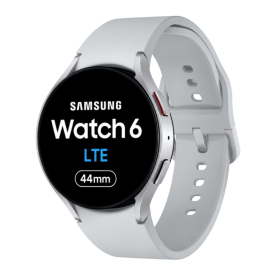 Samsung Galaxy Watch 6 LTE 44mm Srebrny eSIM GPS AMOLED NFC Smartwatch EU