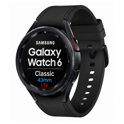 Samsung Galaxy Watch 6 Classic LTE 43mm Czarny eSIM NFC EKG GPS Szafir