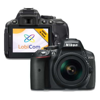 Nikon D5300 24,2MP WiFi GPS + NIKKOR 18-70mm Zestaw Gotowy do Zdjęć