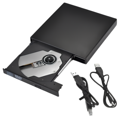 Zewnętrzny Napęd DVD USB 2.0 Nagrywarka CD Odtwarzacz DVD Slim PC Laptop