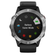 Smartwatch Garmin Fenix 6 Srebrny Czarny Pasek GPS Garmin Pay 47mm 10ATM (7)