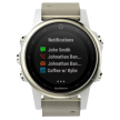Garmin Fenix 5S Sapphire Champagne Szafir Zamsz GPS WiFi 42mm (6)