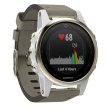 Garmin Fenix 5S Sapphire Champagne Szafir Zamsz GPS WiFi 42mm (9)