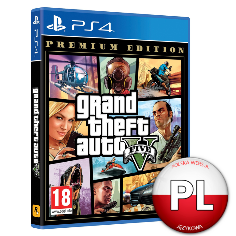 Gra na Konsolę // GTA 5 // Grand Theft Auto V / Kompatybilna z Ps4 i PS5