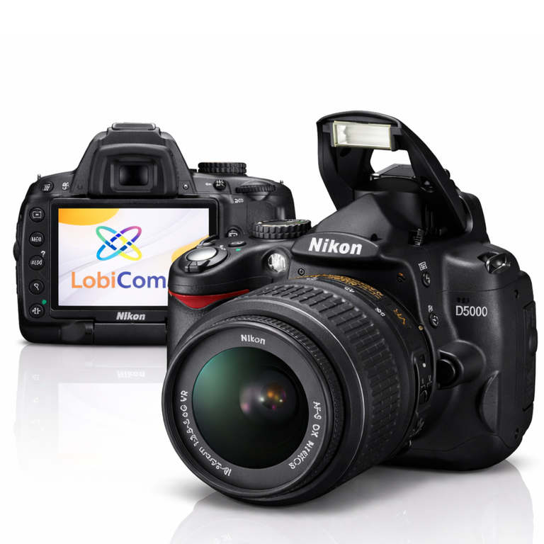 Nikon D5000 + 18-55mm Lustrzanka DSLR APS-C Zestaw (1)