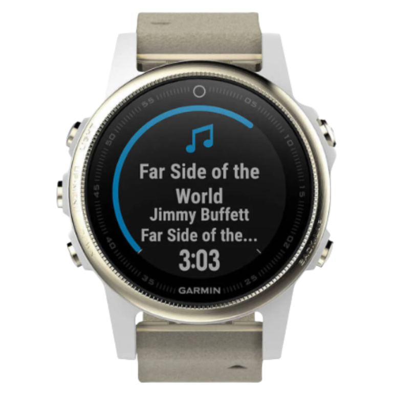 Garmin Fenix 5S Sapphire Champagne Szafir Zamsz GPS WiFi 42mm (5)