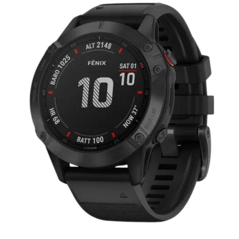 Garmin Fenix 6 Sapphire Czarny GPS Mapy Garmin Pay Muzyka WiFi 47mm (2)