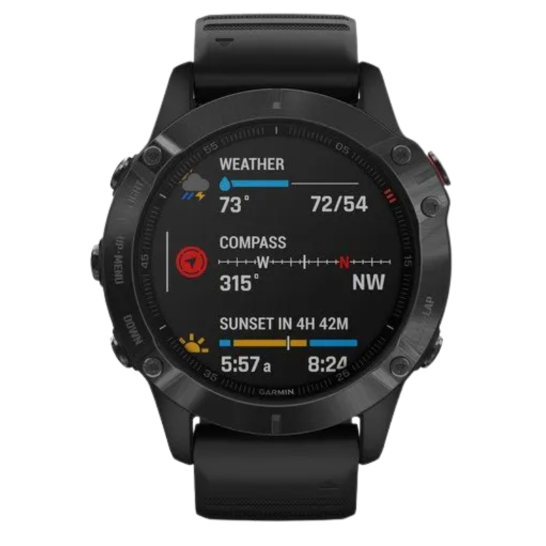 Garmin Fenix 6 Sapphire Czarny GPS Mapy Garmin Pay Muzyka WiFi 47mm (3)