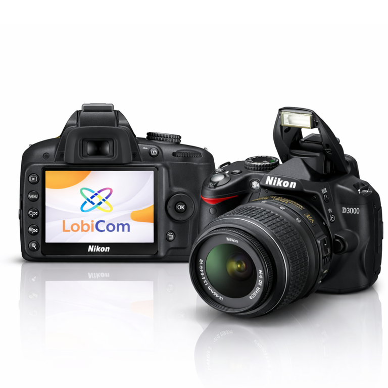 Nikon D3000 + 18-55mm Lustrzanka DSLR APS-C Zestaw Startowy (1)